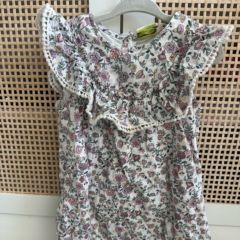 Tape à l’œil Floral Ruffle Dress for Kids